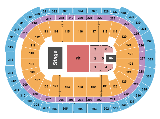 Lenovo Center Niall Horan Seating Chart